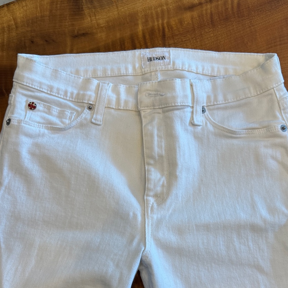 Hudson Jeans Women's Skinny Jeans in White
